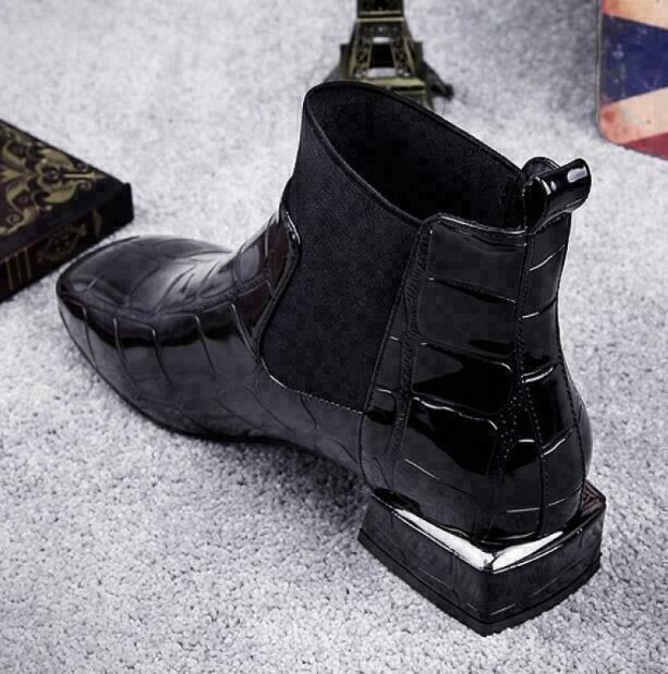 Leren Laarzen Hoge Kwaliteit Dames Laarzen