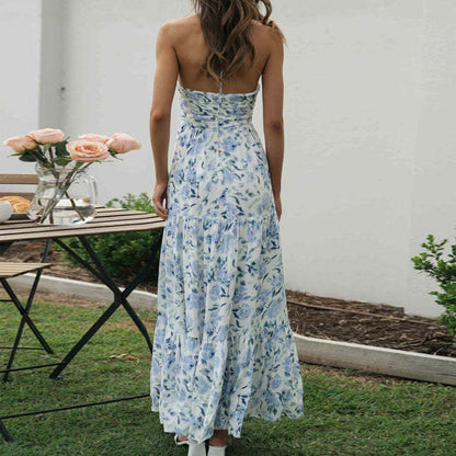 Bloemige Maxi Jurk voor Vrouwen Zomerjurk Lange Jurk