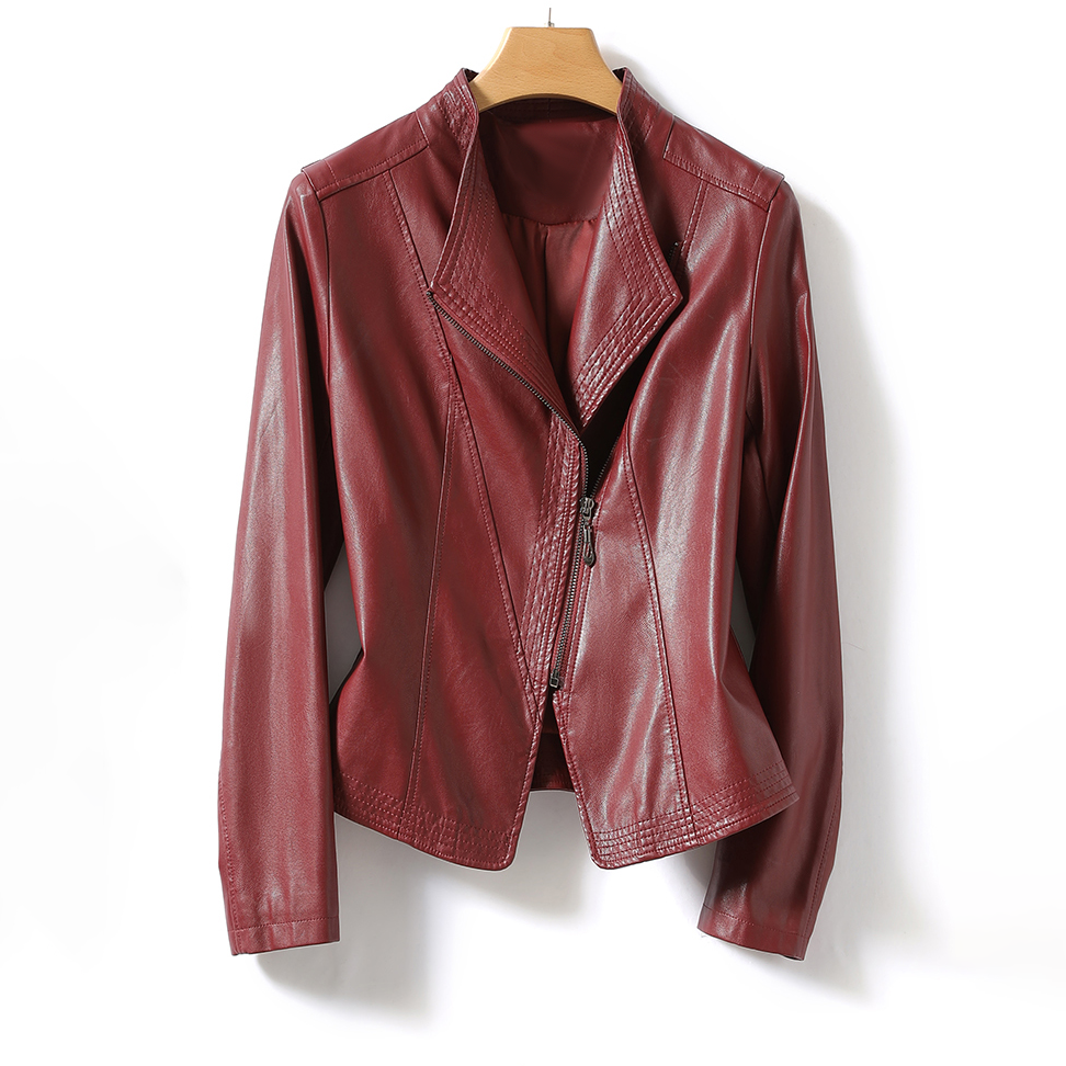 Leren Jas Delia Vrouwelijk Design