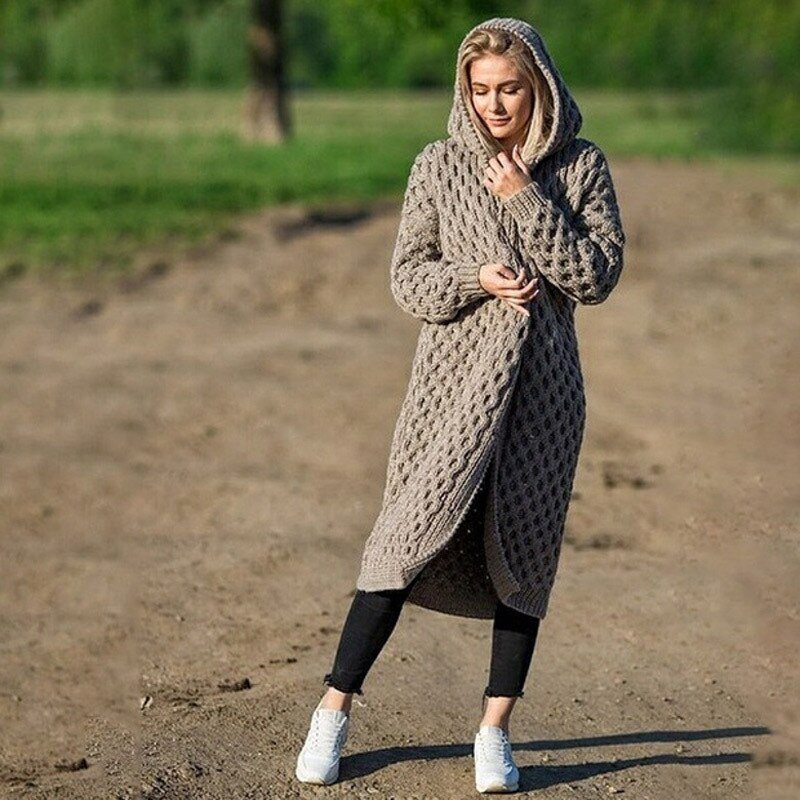CosyChic Warm Damesvest Met Capuchon