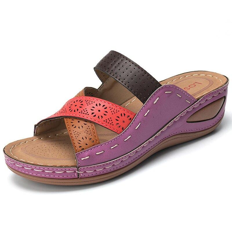 Luchtige orthopedische sandalen voor dames van Velanora