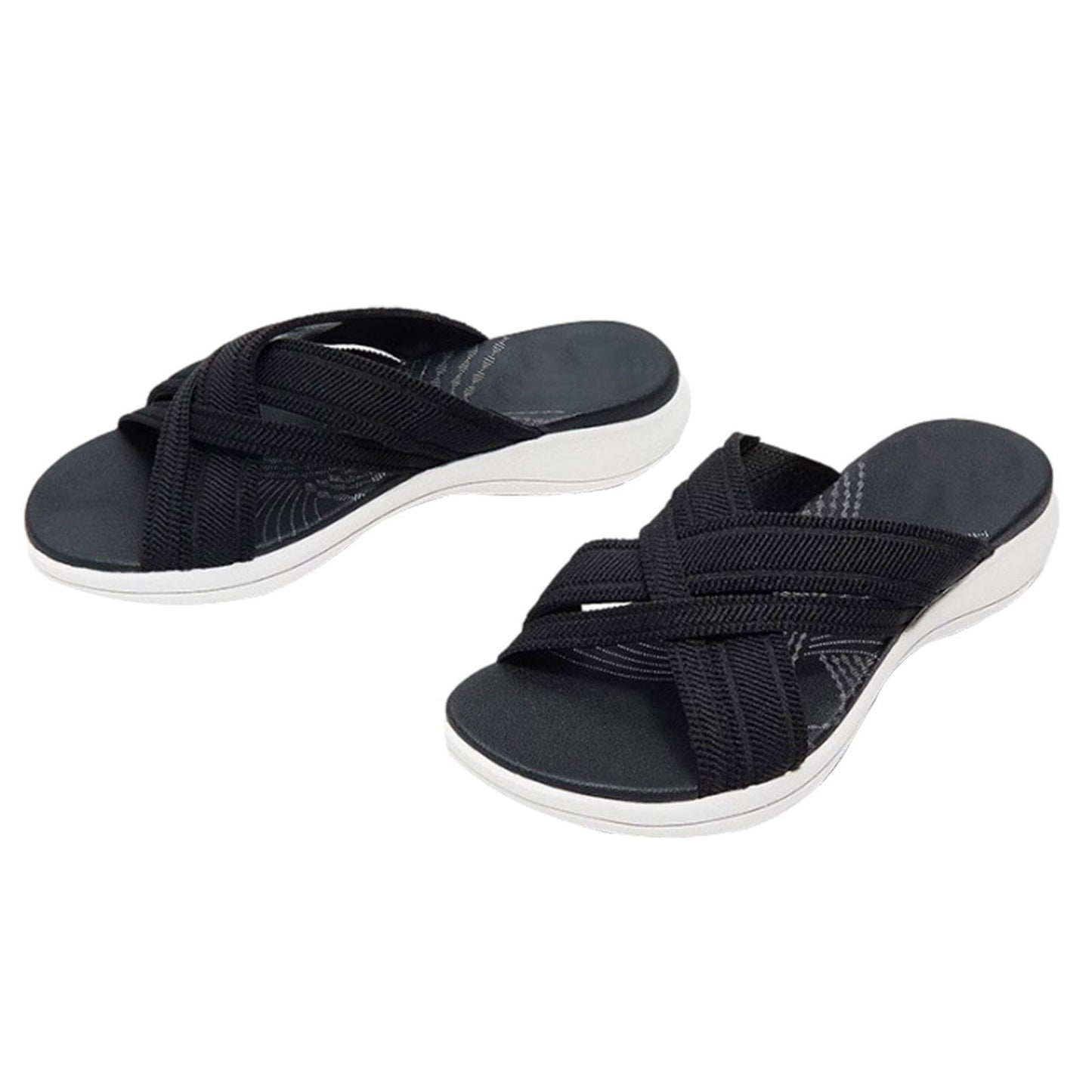 Gekruiste elastische orthopedische sandalen