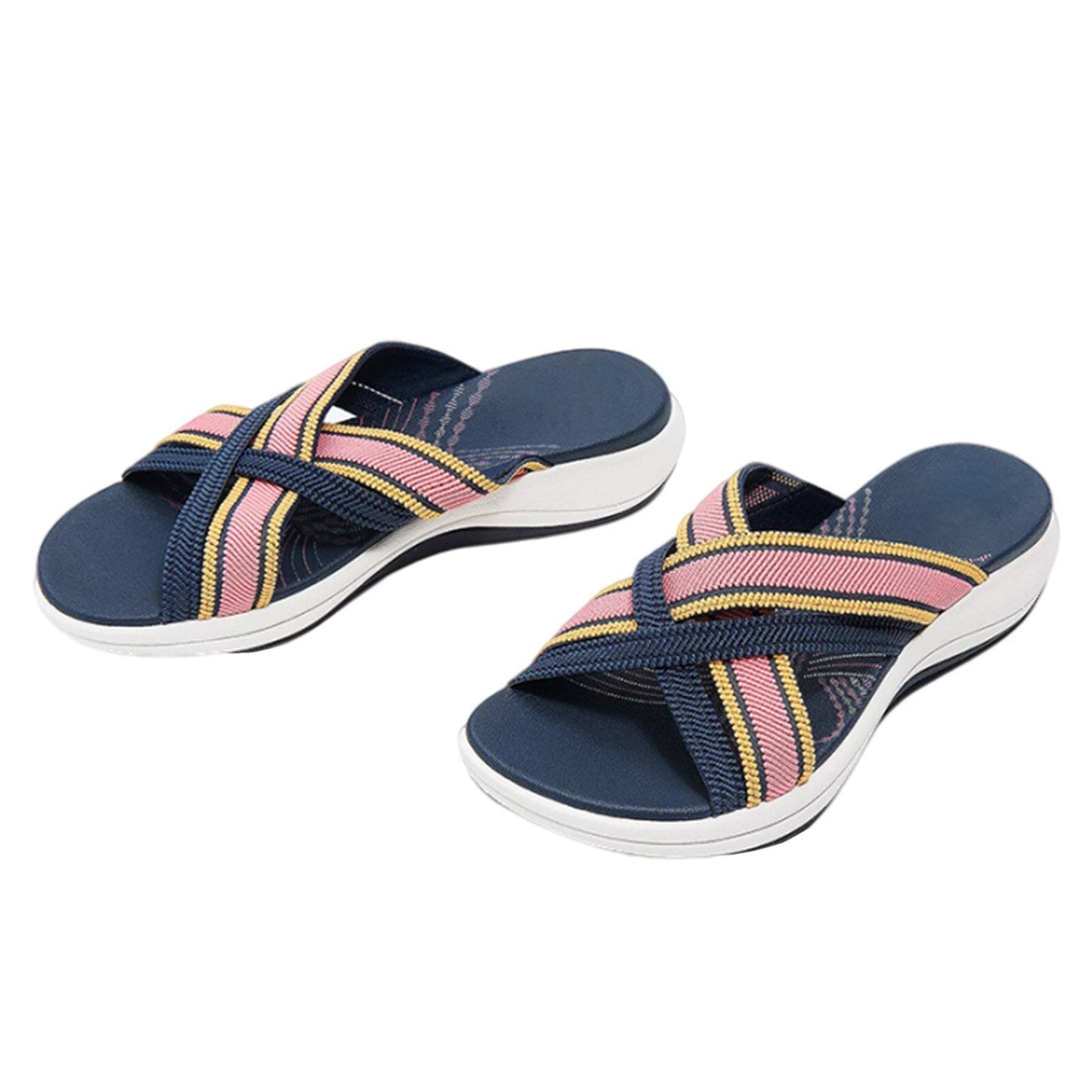 Gekruiste elastische orthopedische sandalen