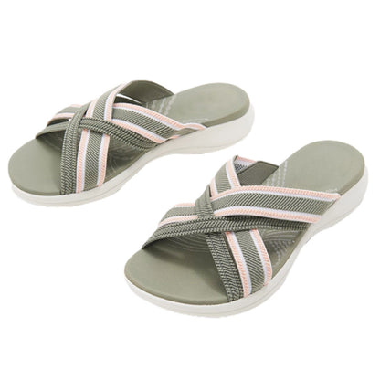 Gekruiste elastische orthopedische sandalen