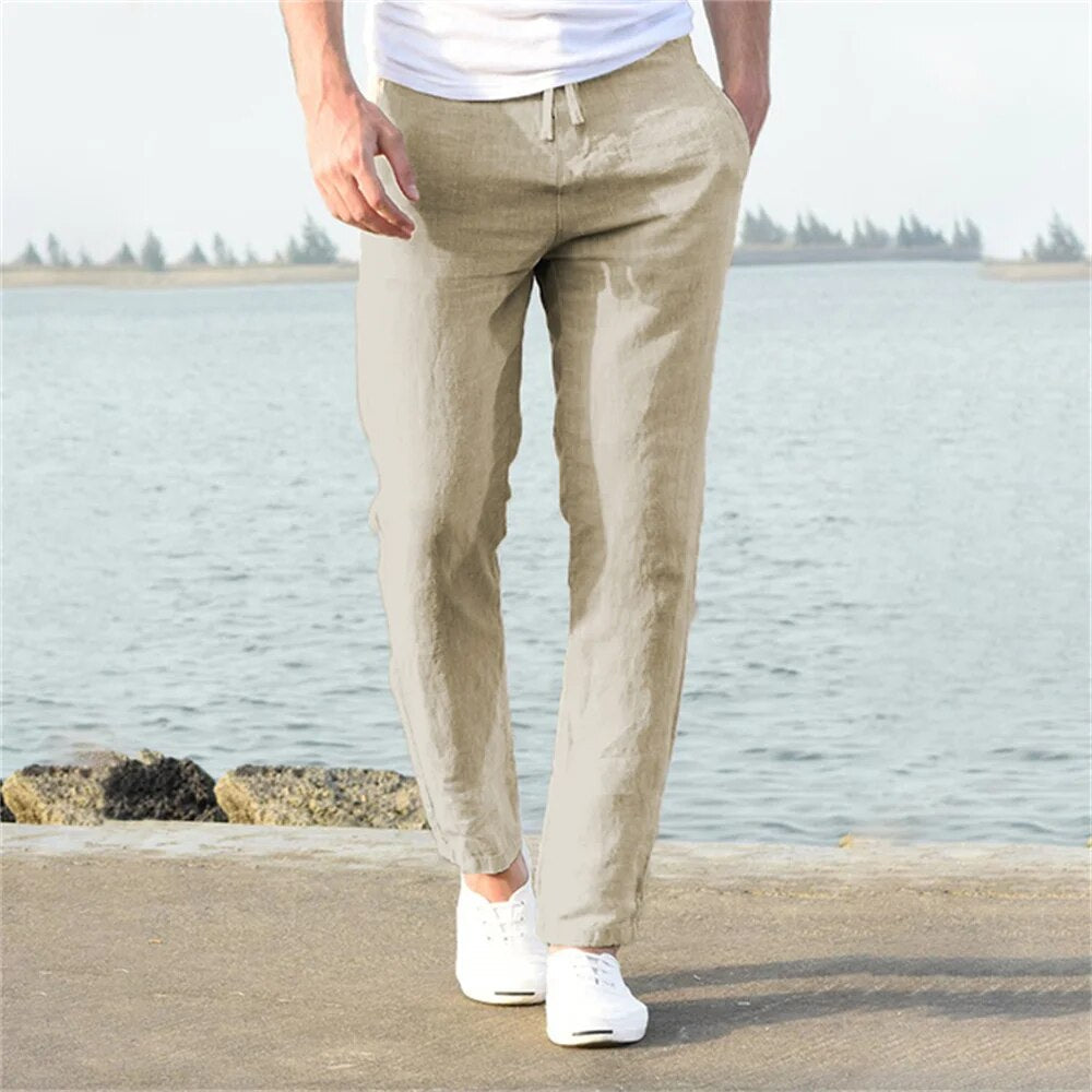 Luchtige Herenbroek Comfortabele Zomerkleding - Mode Vibes