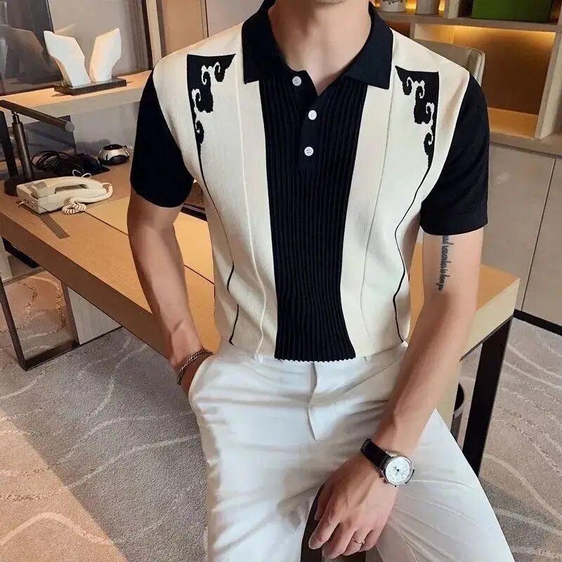 Polo T-shirt Zakelijk Heren Kwaliteit Katoen - Mode Vibes