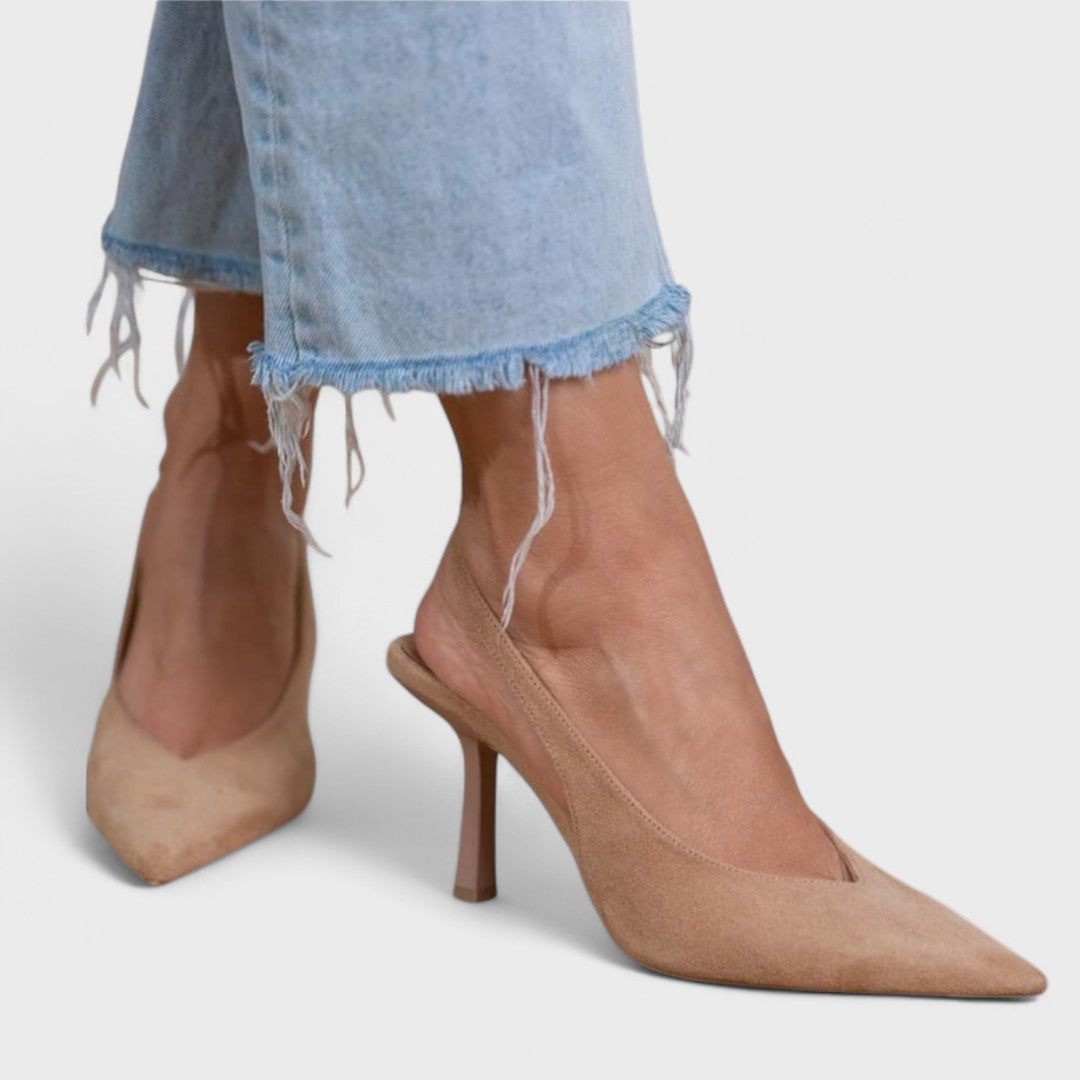 Dames Slingback Schoen Elegant Open Hak - Mode Vibes

