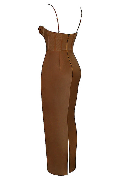 Maxi Jurk Korset Stijl Isabella Frauen