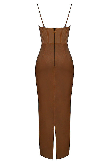Maxi Jurk Korset Stijl Isabella Frauen
