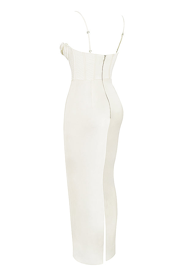 Maxi Jurk Korset Stijl Isabella Frauen