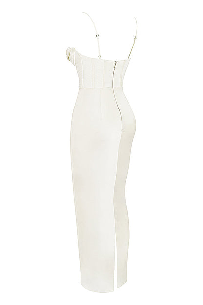 Maxi Jurk Korset Stijl Isabella Frauen