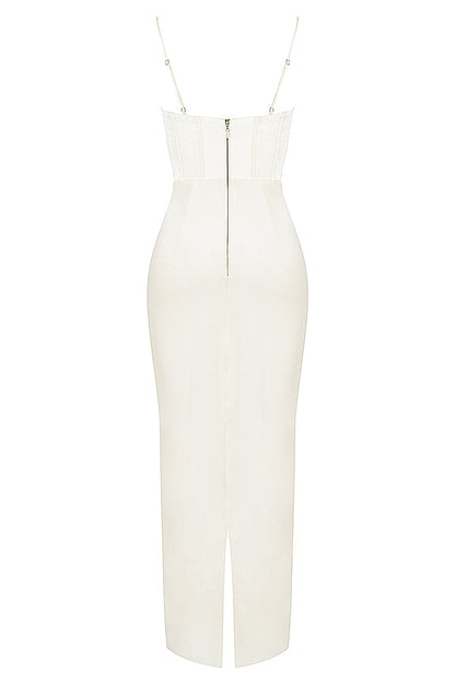 Maxi Jurk Korset Stijl Isabella Frauen