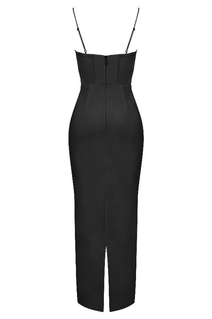 Maxi Jurk Korset Stijl Isabella Frauen