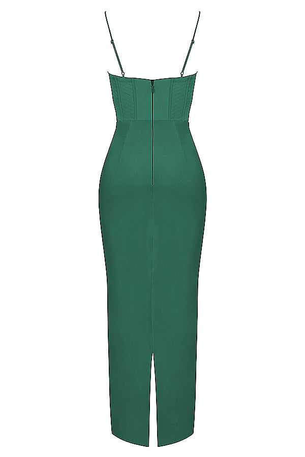 Maxi Jurk Korset Stijl Isabella Frauen