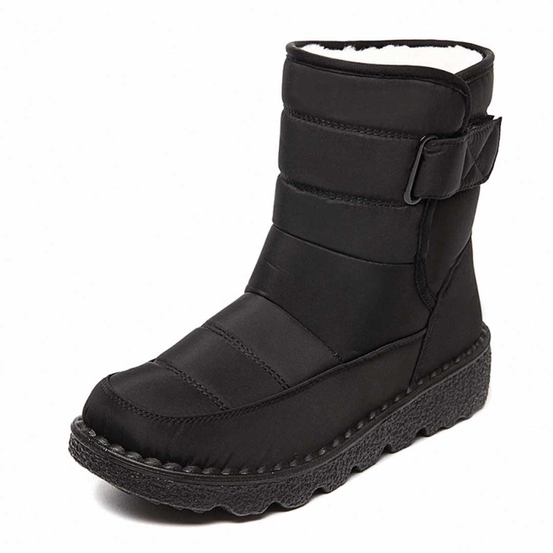 Nordelle – Waterdichte Dames Sneeuwlaarzen met Antislip Zool en Warme Voering