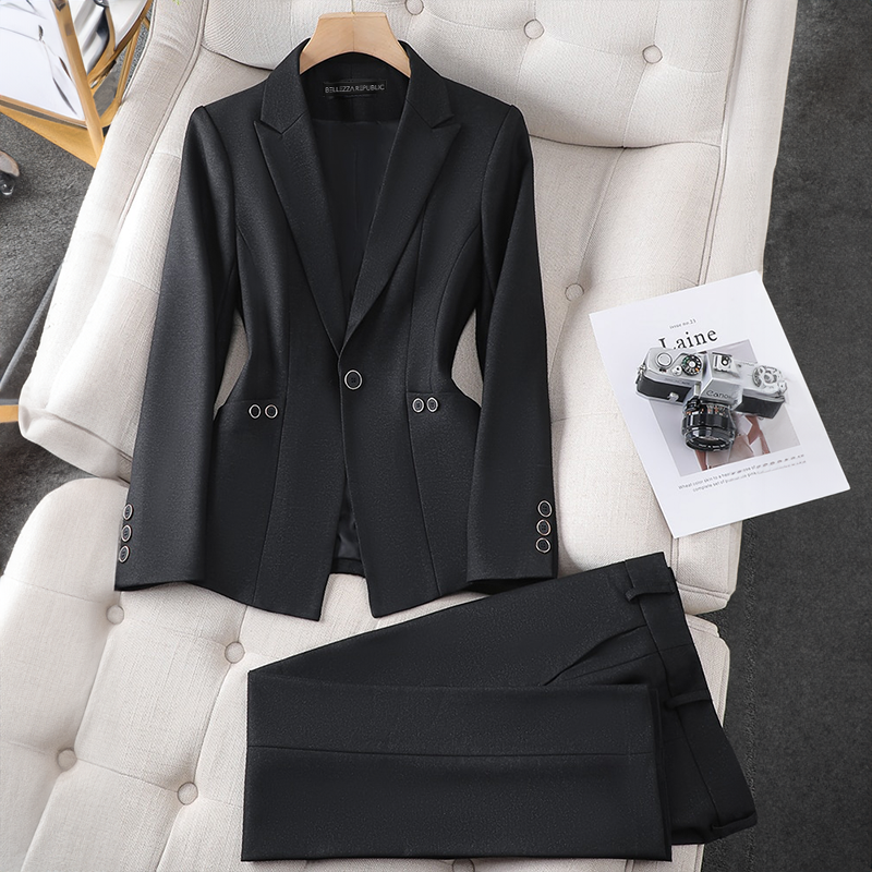 Elegante Blazerset voor Vrouw Met Kwaliteit