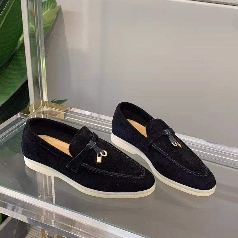 Dames Loafers van Suède Luxe Kwaliteit