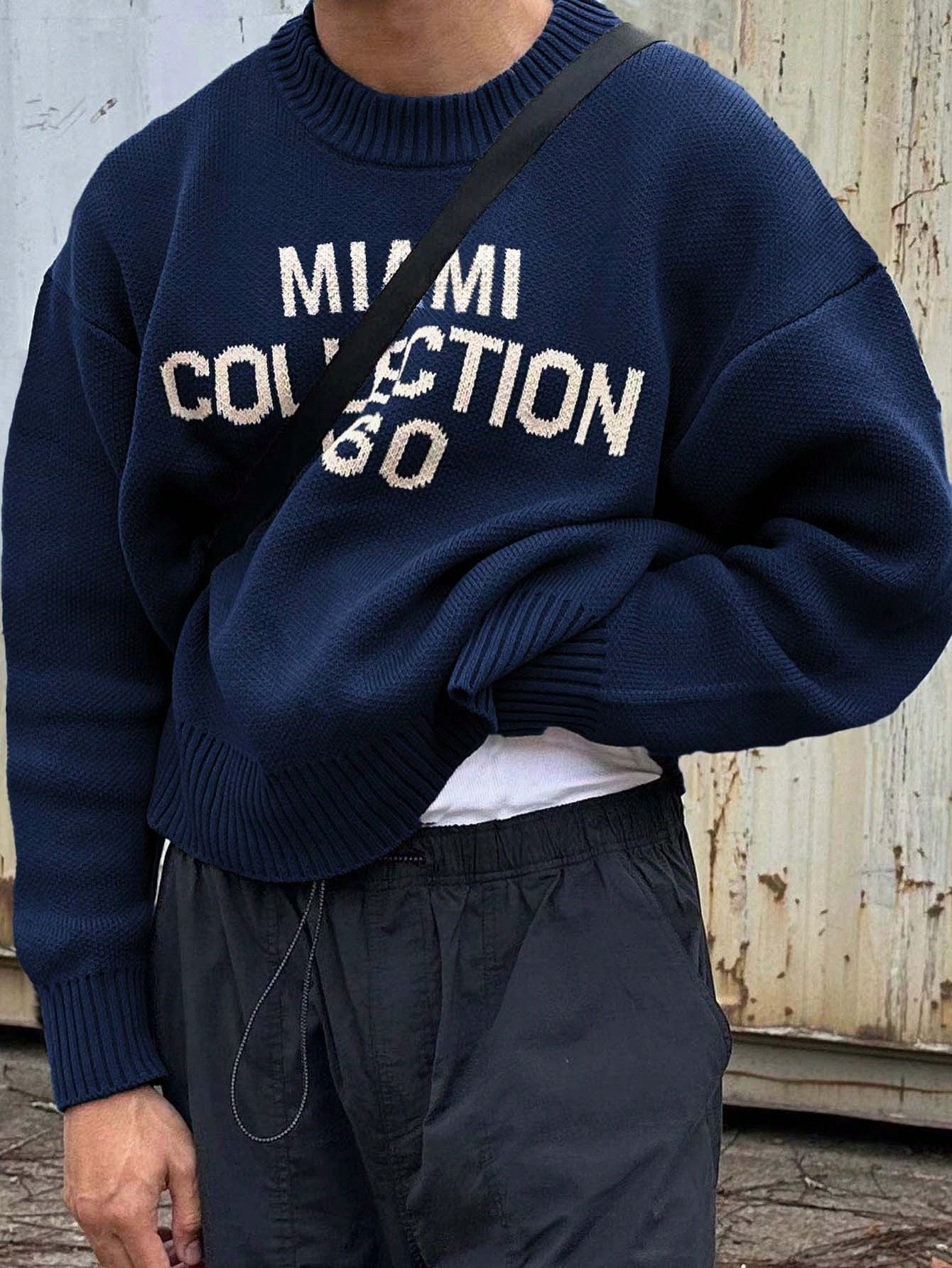 Heren Trui Gebreid Streetstyle Ronde Hals - Mode Vibes