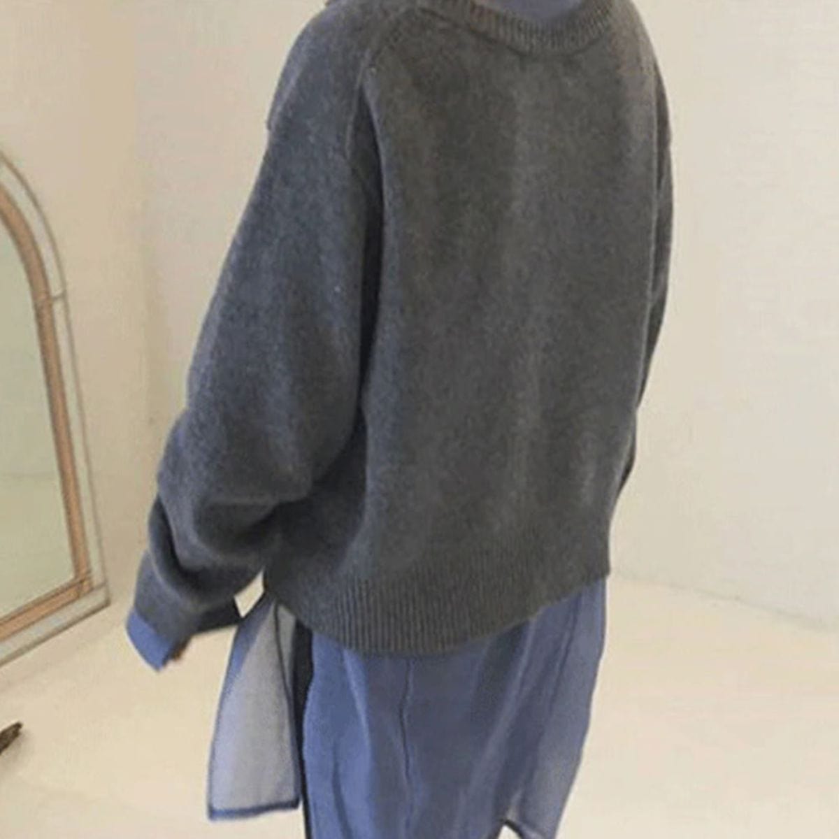 Vrouwen Jas Knoopsluiting Elegant Design