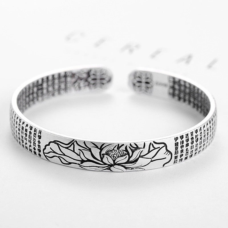 Zilveren Armband Lotus Motief Elegant Design