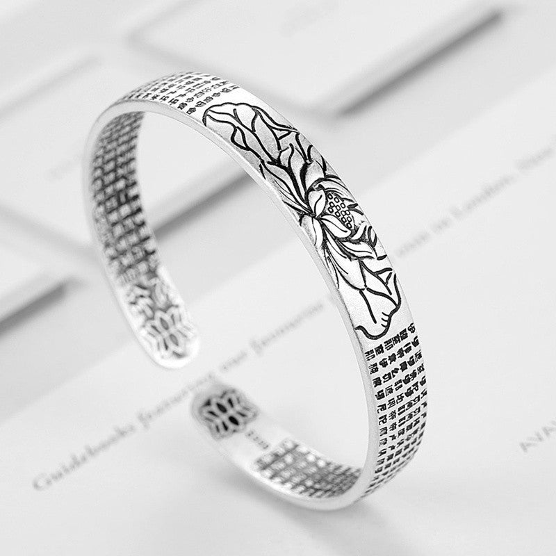 Zilveren Armband Lotus Motief Elegant Design