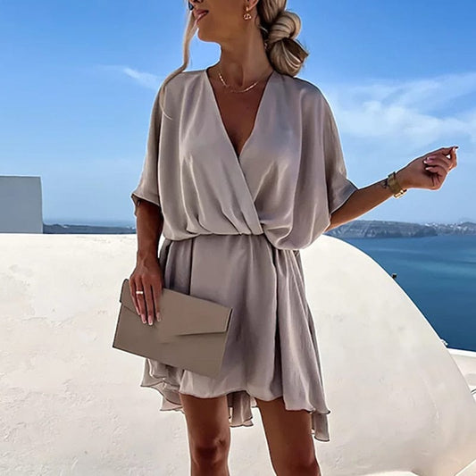 Vrouwelijke Jurk Boho Stijl Zomerjurk - Mode Vibes