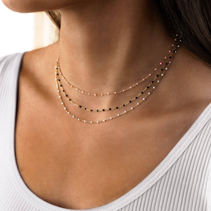 Parelketting Lyra met Parels en Zilveren Sieraden