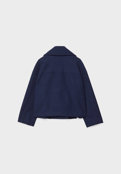 Dames Korte Jas Double Breasted Warm en Stijlvol