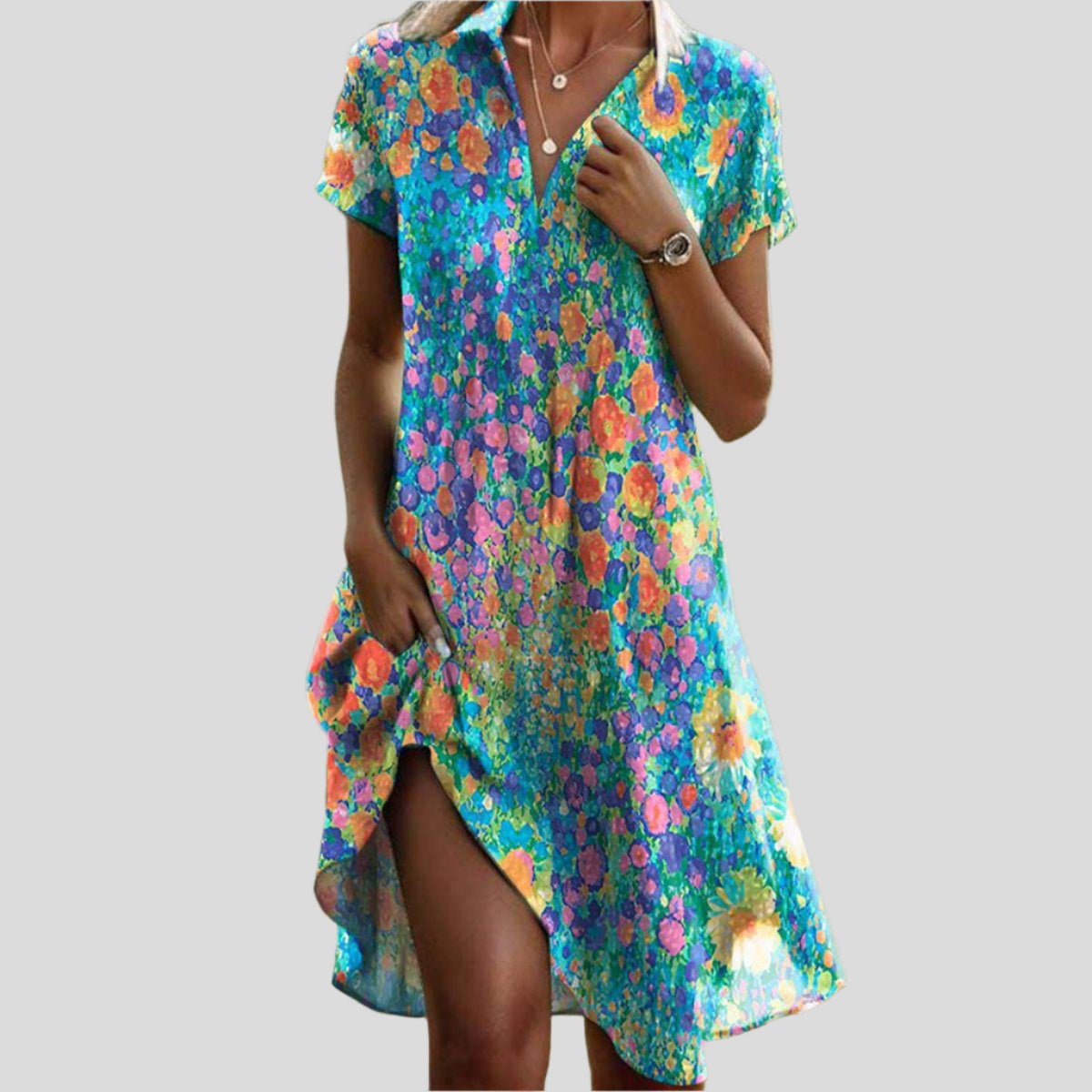 Dames Boho-jurk Lichtgewicht Zomerstijl - Mode Vibes
