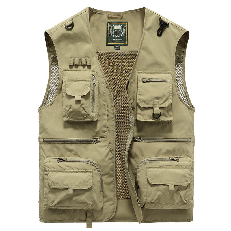Alessandra | Gilet Cargo in rete con tasche