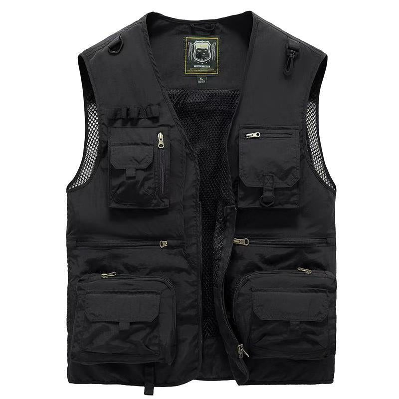 Alessandra | Gilet Cargo in rete con tasche