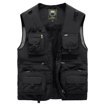 Alessandra | Gilet Cargo in rete con tasche