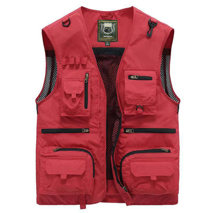 Alessandra | Gilet Cargo in rete con tasche