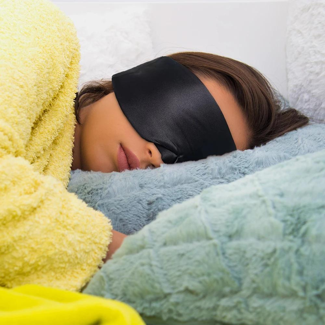 Zijden Slaapmasker Luxe Zacht voor Betere Slaap