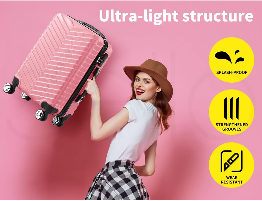 Handbagagekoffer Hardshell met Slot en Spinnerwielen Rosemont