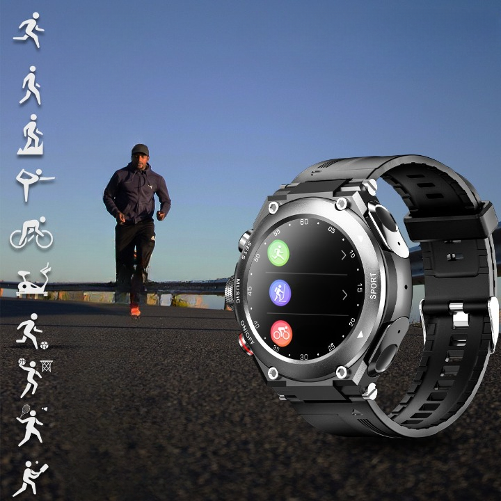 Smartwatch met Oordoppen Draadloos AlphaX