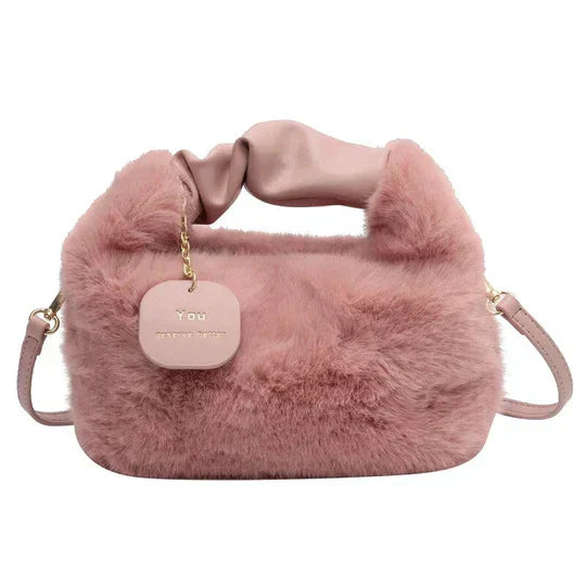 Dames Faux Fur Schoudertas Kunstbont