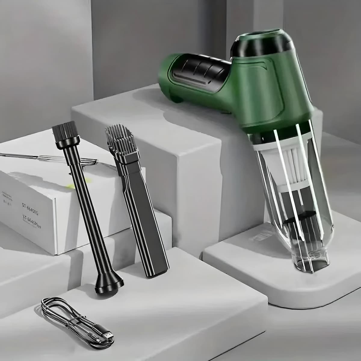Draadloze Stofzuiger 3-in-1 Met Borstel en Zuigfunctie