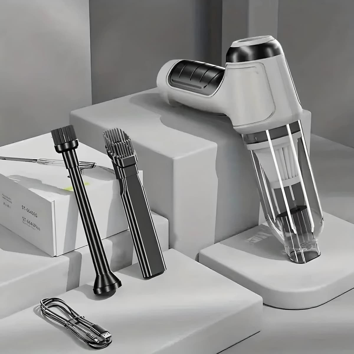 Draadloze Stofzuiger 3-in-1 Met Borstel en Zuigfunctie