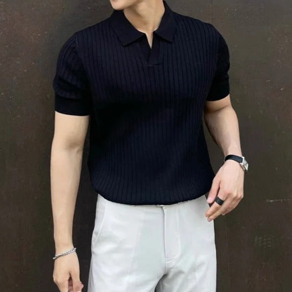 Men's Casual Short Sleeve Polo Shirt