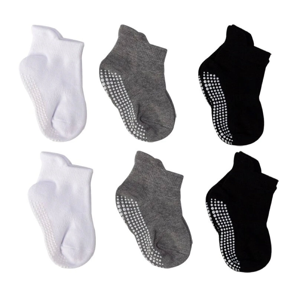Babysokken 6 Paar Antislip Zacht voor Baby