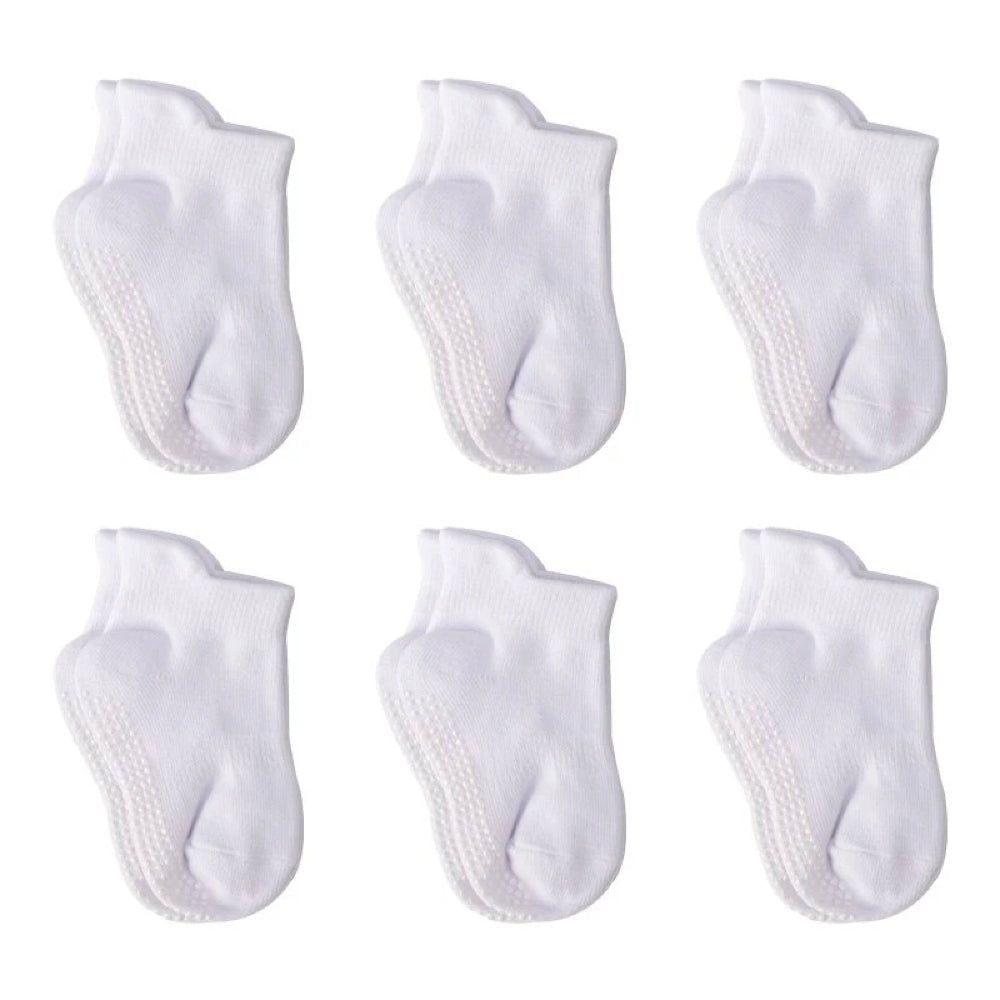 Babysokken 6 Paar Antislip Zacht voor Baby