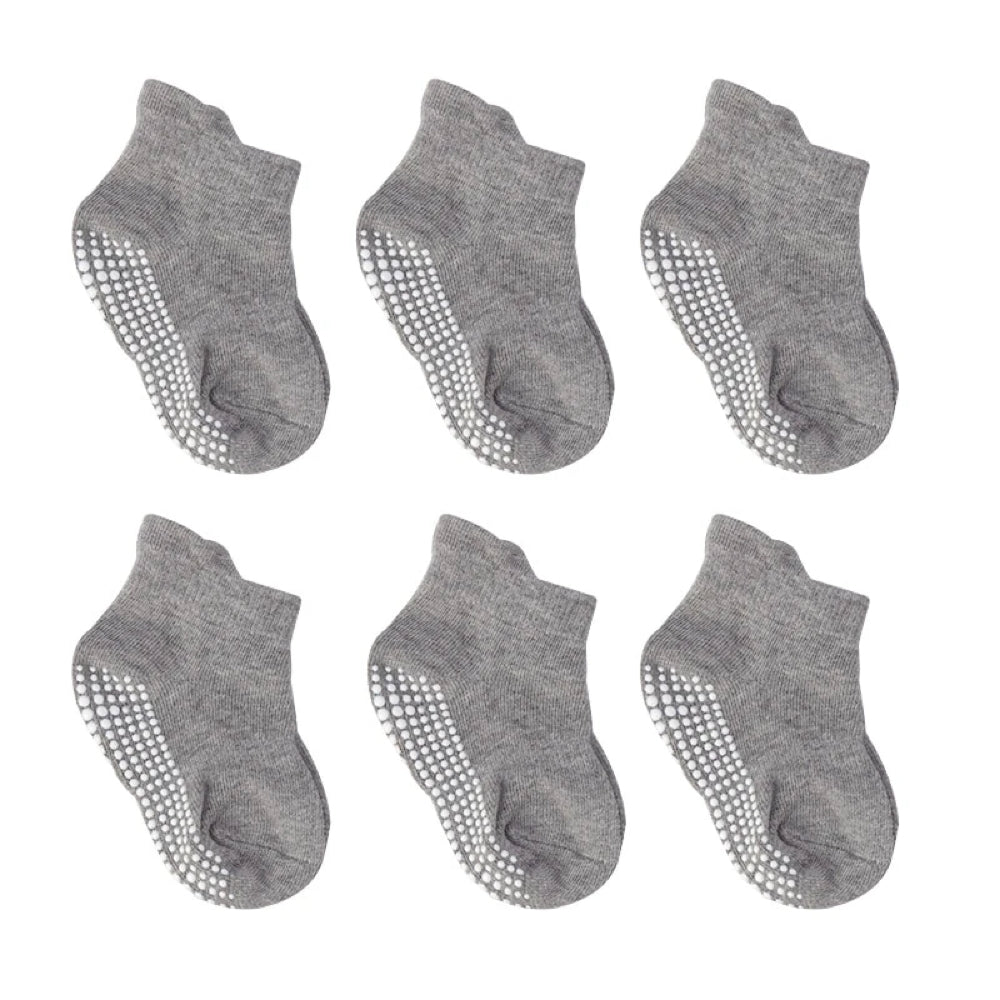 Babysokken 6 Paar Antislip Zacht voor Baby