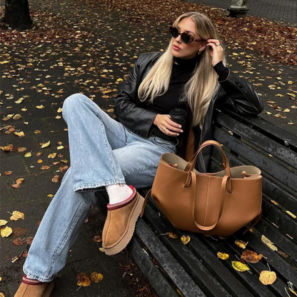 Leren Damestas Adeline Stijlvol en Elegант