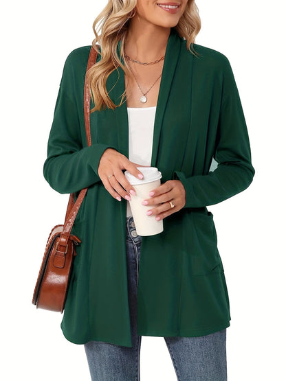 Vest met Lange Mouwen Stevig Gebreid Casual Design - Mode Vibes