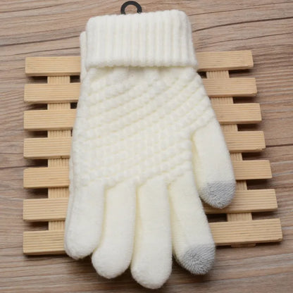 Sophie | Stijlvolle en functionele gebreide handschoenen in de kleur Zwart voor dames in stijl ideaal voor de winter
