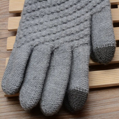 Sophie | Stijlvolle en functionele gebreide handschoenen in de kleur Zwart voor dames in stijl ideaal voor de winter