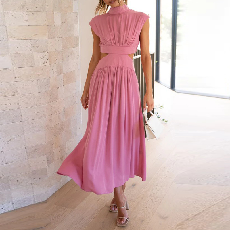 Zachte Rekbare Jurk voor Vrouw Comfortabel - Mode Vibes