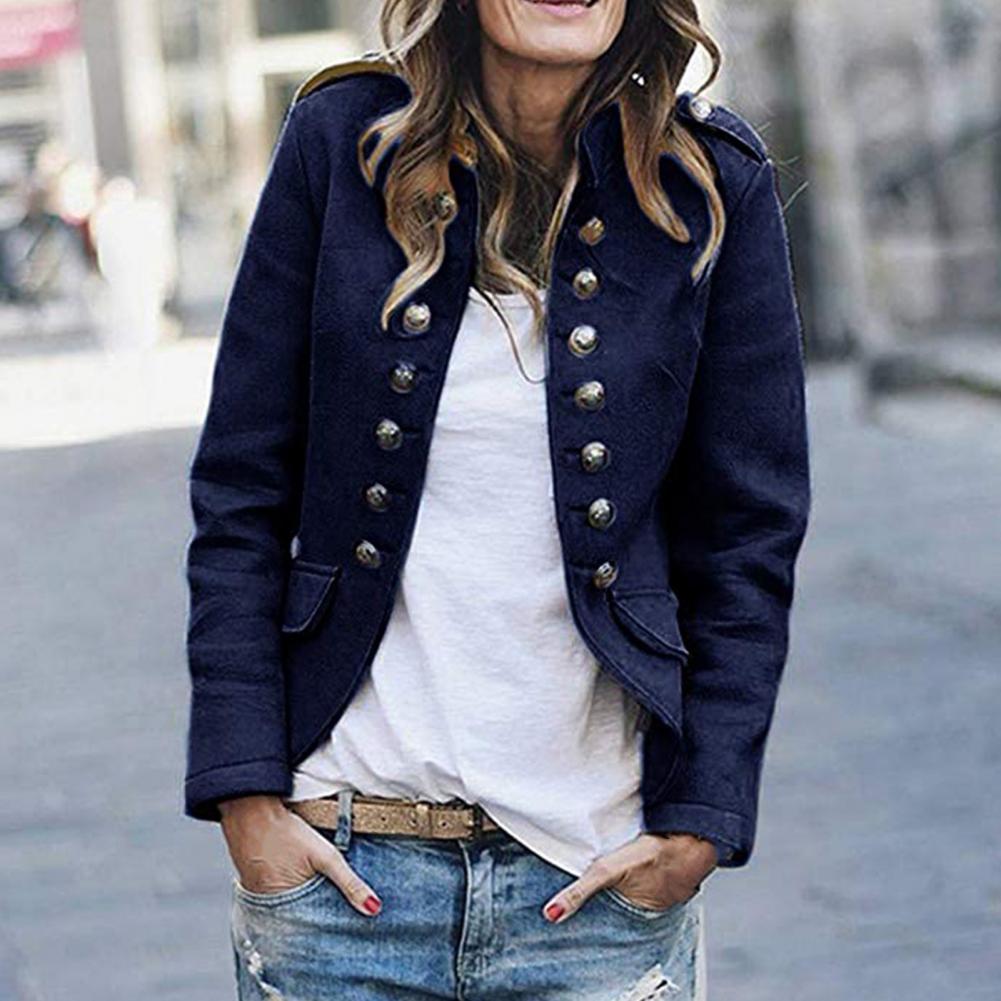 Elegantista Couture damesblazer met opstaande kraag