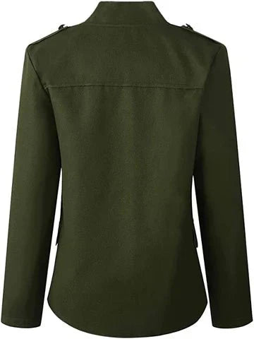Elegantista Couture damesblazer met opstaande kraag